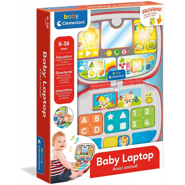 Gioco Clementoni Baby Laptop Amici Animali
