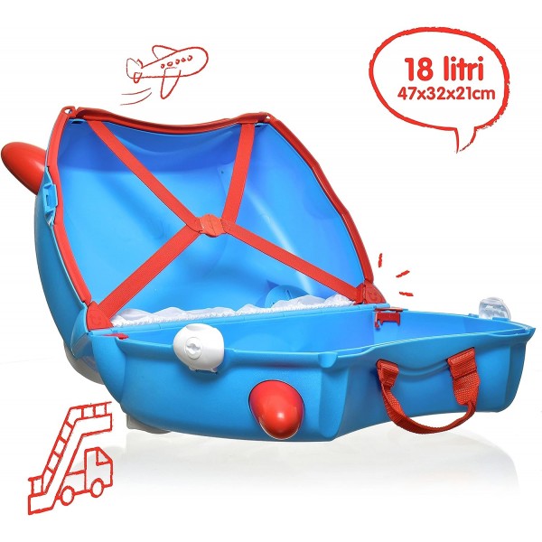 Valigia Cavalcabile Trunki Amelia Aeroplane