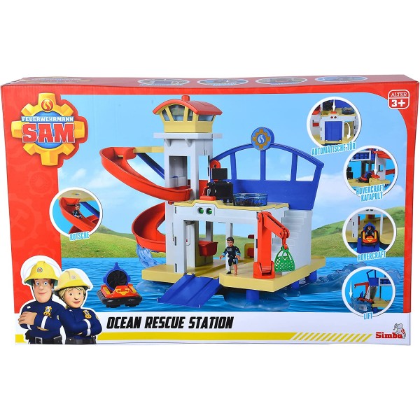 Playset Simba Sam Il Pompiere Ocean Rescue Station