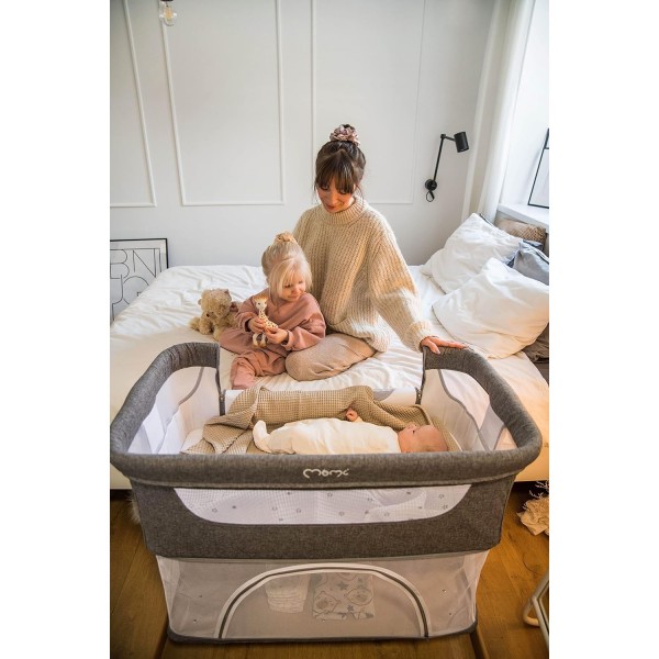 Culla Co-Sleeping MoMi Smart Bed 4 IN 1 Beige OUTLET