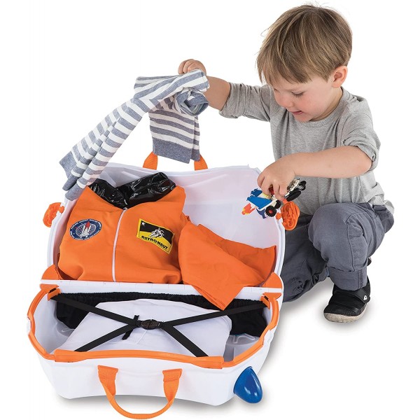 Valigia Cavalcabile Trunki Skye Fluo Bianca