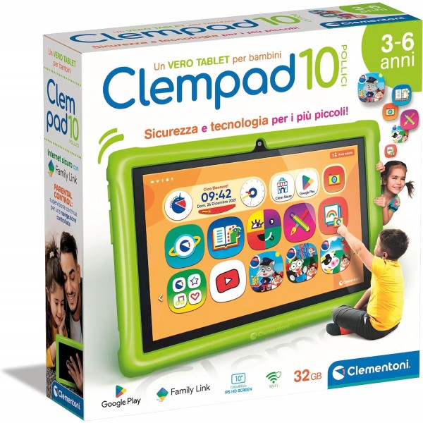 Tablet Clementoni Clempad 10" 3-6 Anni