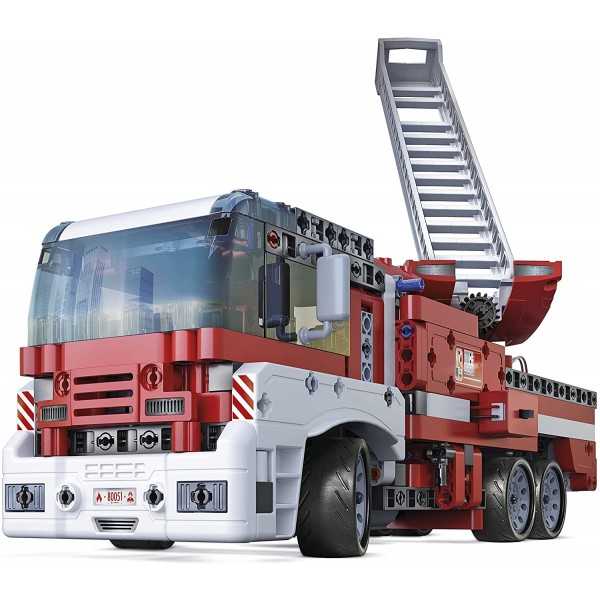 Set di Costruzioni Clementoni Mechanics Camion dei Pompieri