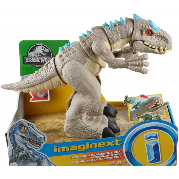 Dinosauro Fisher Price Jurassic World Imaginext Thrashing Indominus Rex