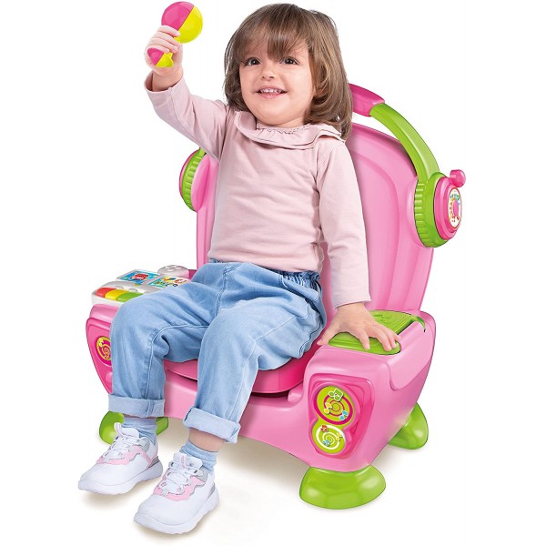 Gioco Clementoni La Poltroncina Canta, Suona e Balla Rosa