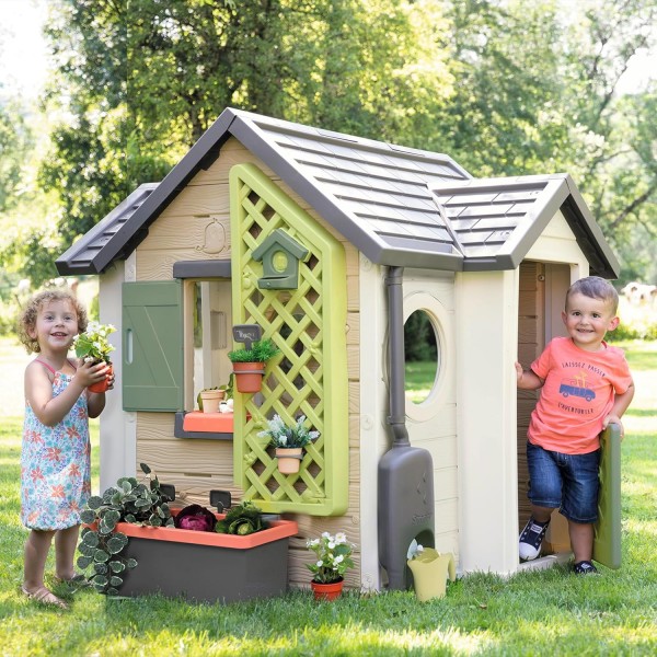 Smoby Life - Garden House con accessori per il giardinaggio