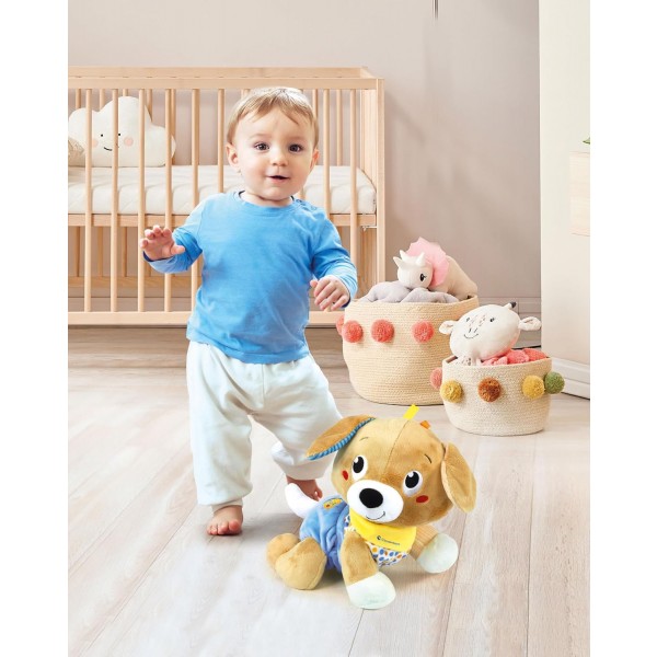 Peluche Clementoni Cagnolino Gattona con Me