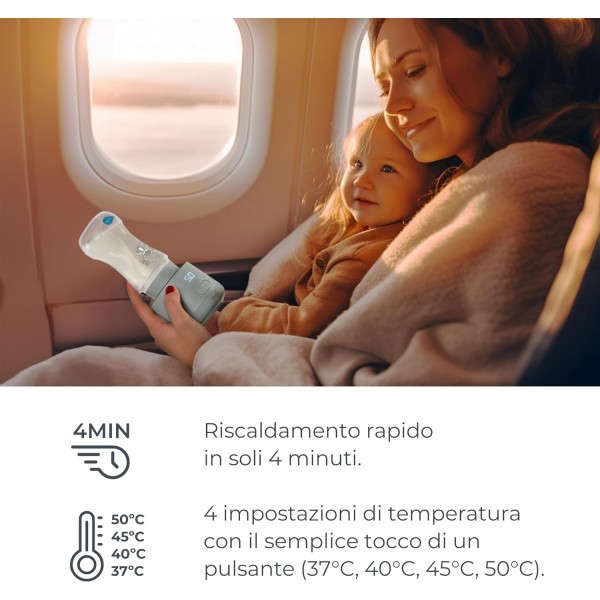 Scaldabiberon Nuvita Warm'n'Go Portatile Universale