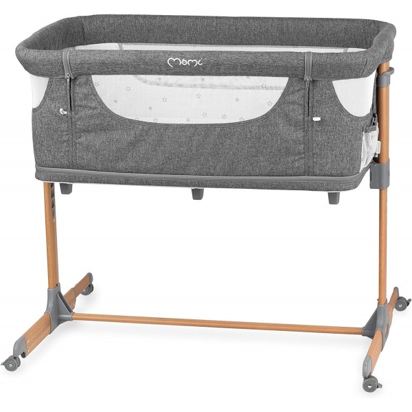 Culla Co-Sleeping MoMi Smart Bed Grigio