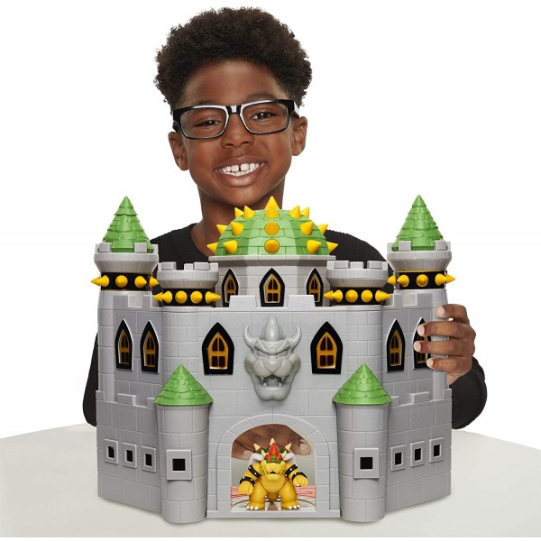 Set Personaggi Nintendo Castello di Bowser 16 pz