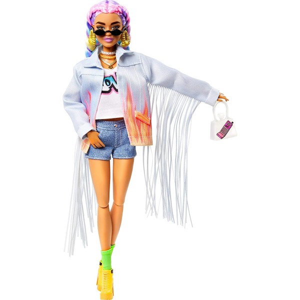 Bambola Barbie Extra N.5 con 15 Accessori