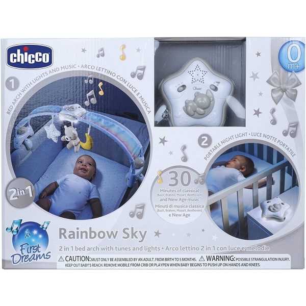 Arco Lettino Chicco Rainbow Sky Beige