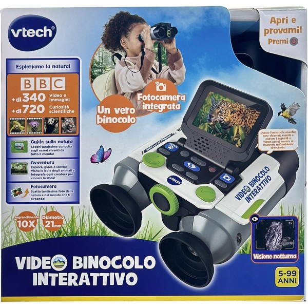 VTech Video Binocolo Interattivo con 6 Modalità di Gioco