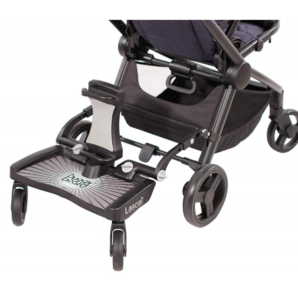 Pedana Lascal Buggyboard Maxi Universale per Passeggino con Sedile Grigio