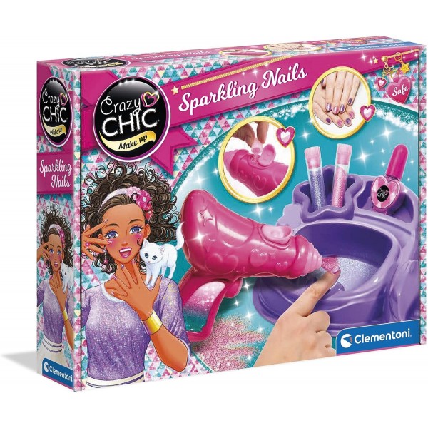 Gioco Clementoni Crazy Chic Make Up Sparkling Nails