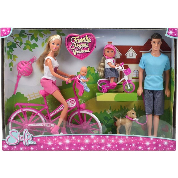 Set Bambole Simba Steffi Love Weekend in Famiglia