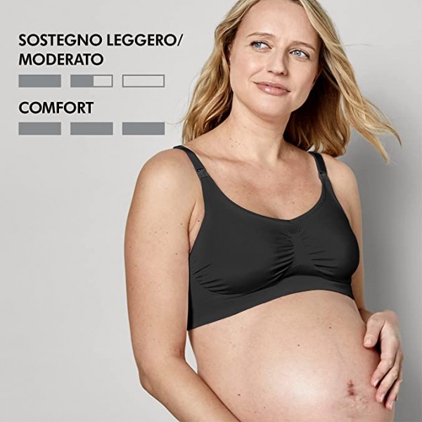 Reggiseno per Gravidanza e Allattamento Medela Keep Cool Nero Taglia XL