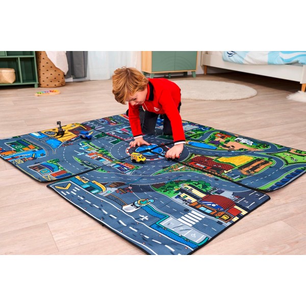 Dickie Toys Micro World Tappeto da gioco 70 x 80 cm