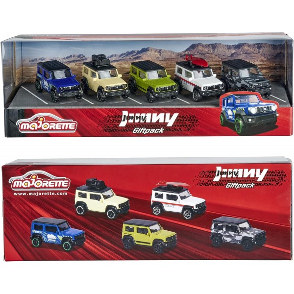 Set Macchinine Majorette by Simba Suzuki Jimny 5 pz