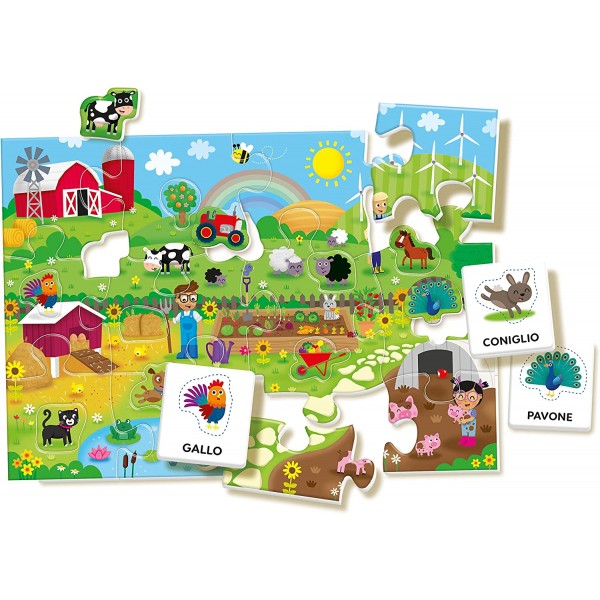 Gioco da Tavolo Educativo Clementoni Sapientino Baby Montessori Parole in Fattoria