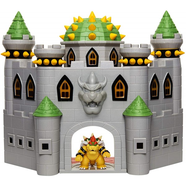 Set Personaggi Nintendo Castello di Bowser 16 pz