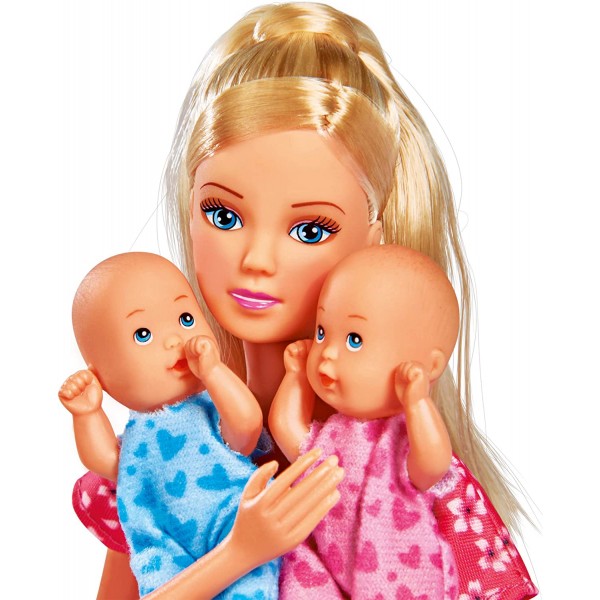 Bambola Simba Steffi Love Baby Sitter Rosa
