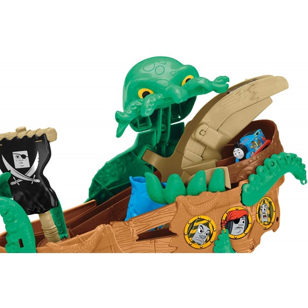 Nave dei Pirati Fisher Price Trenino Thomas Sea Monster