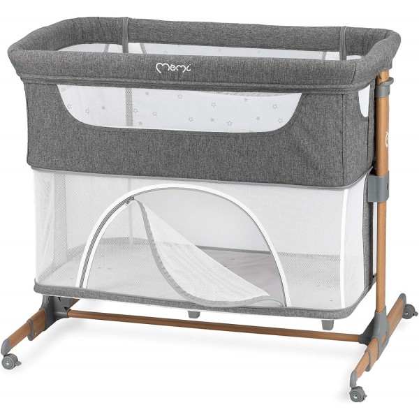 Culla Co-Sleeping MoMi Smart Bed Grigio