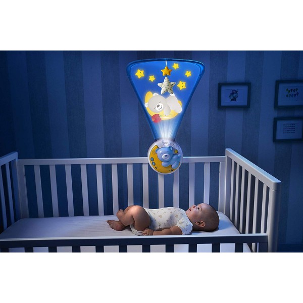 Giostrina con Proiettore Chicco Next2Moon Azzurro