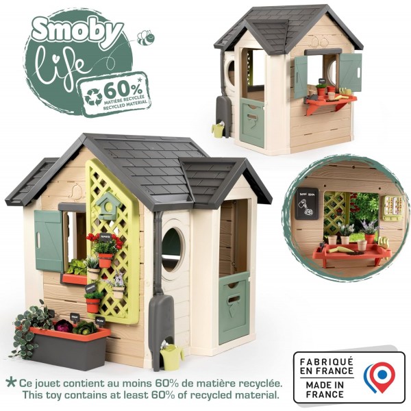 Smoby Life - Garden House con accessori per il giardinaggio