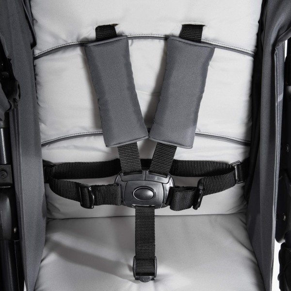 Passeggino Gemellare Duo Roadster Hauck Grey/Silver