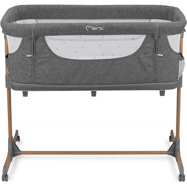 Culla Co-Sleeping MoMi Smart Bed Grigio