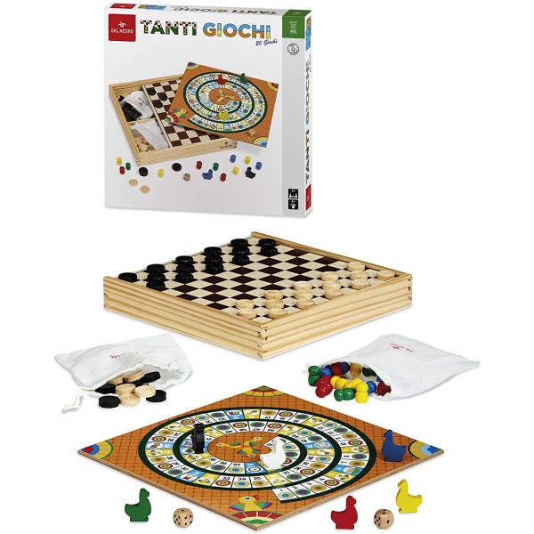 Gioco da Tavolo Dal Negro Tanti Giochi 20 Giochi