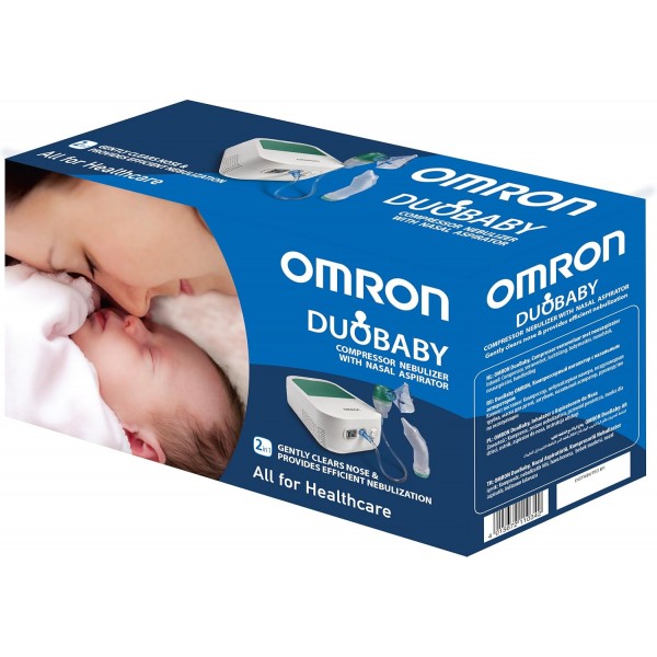 OMRON DuoBaby 2 in 1 Nebulizzatore per aerosol e aspiratore nasale per neonati