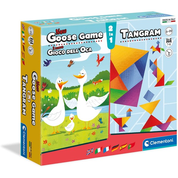 Gioco da Tavolo Clementoni Gioco dell'Oca + Tangram