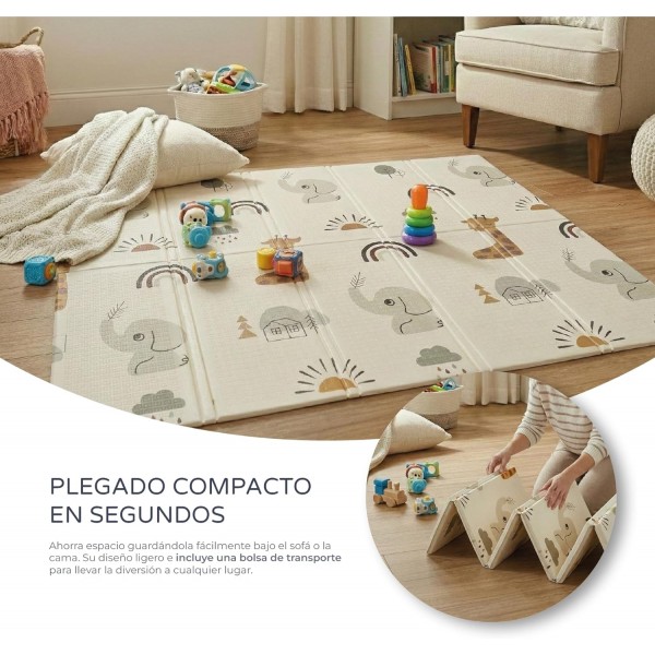 MS Innovaciones Fancy - Tappeto gioco per bambini 180x200x1.5 cm