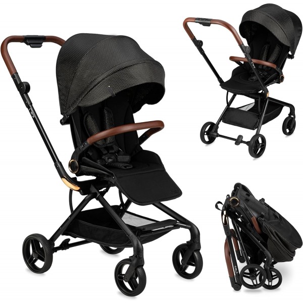 Passeggino MoMi Adelle Nero Oro