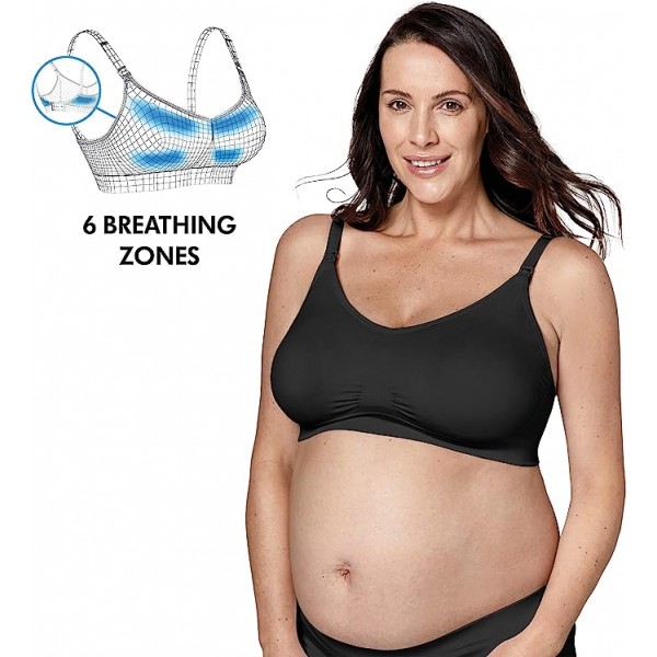 Reggiseno per Gravidanza e Allattamento Medela Keep Cool Ultra Nero Taglia M