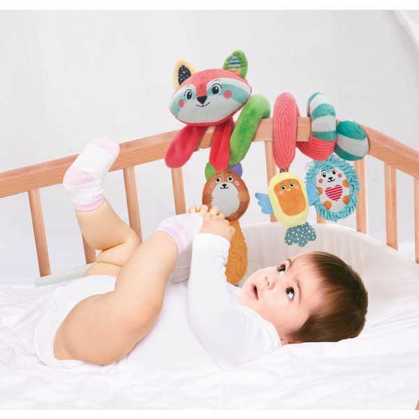 Spirale per Passeggino Clementoni Soft Spiral Happy Animals 