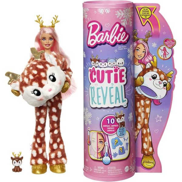 Bambola Barbie Cutie Reveal Cervo