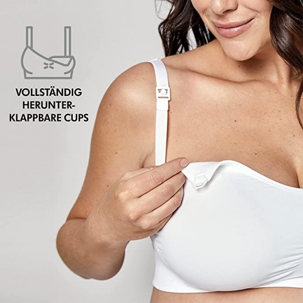 Reggiseno per Gravidanza e Allattamento Medela Keep Cool Ultra Bianco Taglia XXL