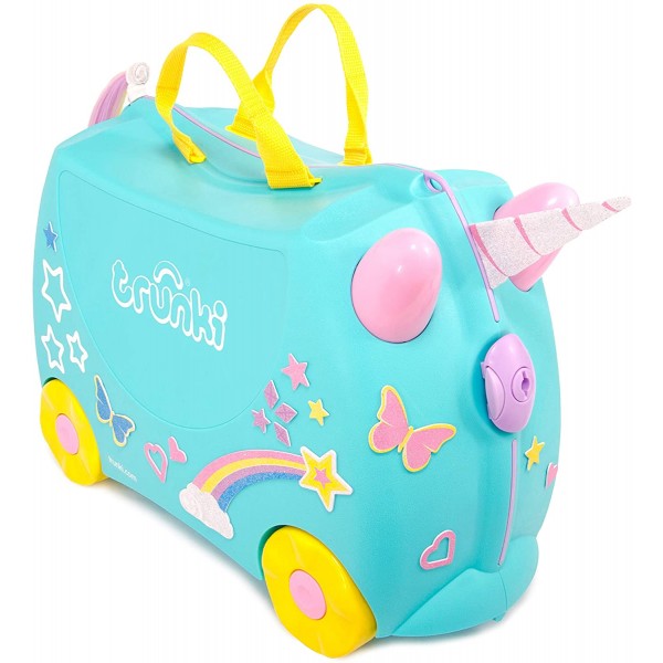 Valigia Cavalcabile Trunki Una Unicorno Verdino
