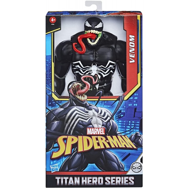 Personaggio Hasbro Marvel Spiderman Venom Titan Hero Series