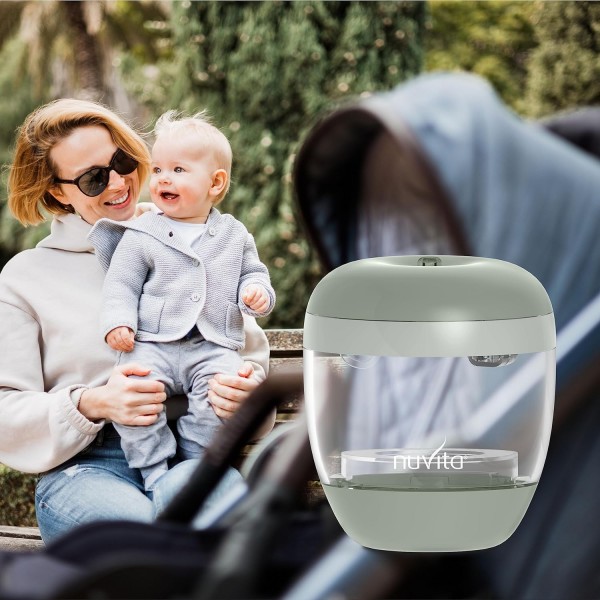 Sterilizzatore Portatile a Raggi UV Nuvita MellyPlus Sage Green