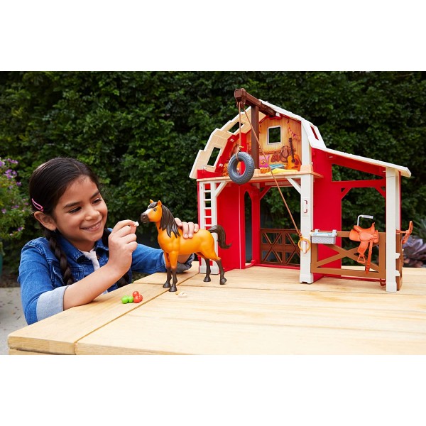 Playset Mattel Spirit Untamed Swing & Saddle Barn