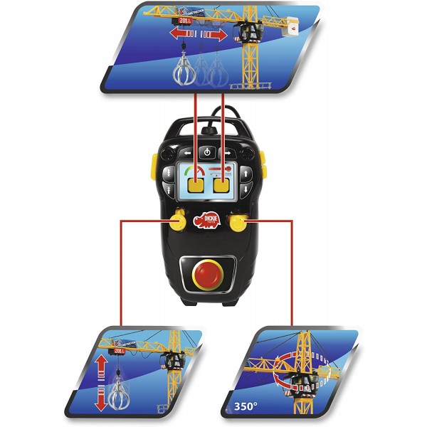 Gru Telecomandata Dickie by Simba Mega Crane