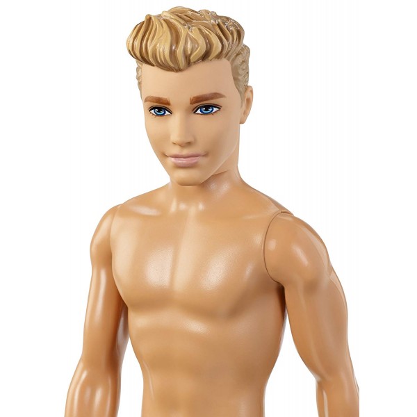 Bambola Barbie Ken Beach Bionda Costume Fiori