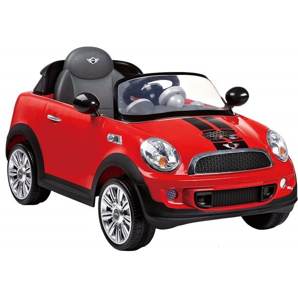 Auto Elettrica Rollplay Mini Cooper S Roadster 6V Rosso