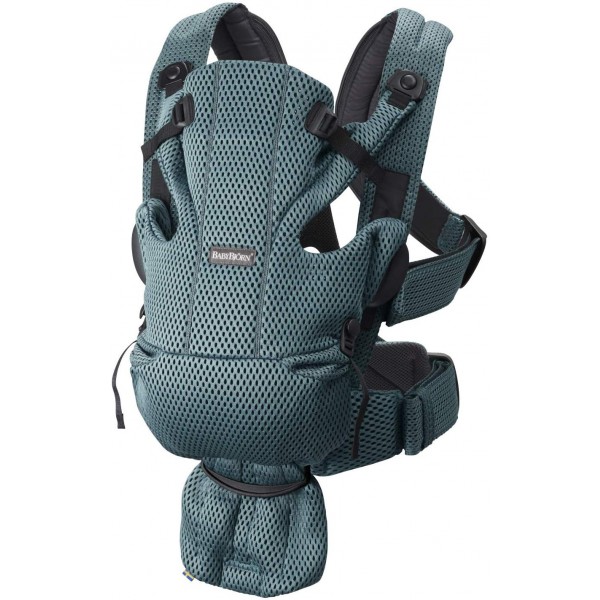 Marsupio Baby Bjorn Move 3D Mesh Verde Salvia
