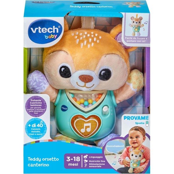 VTech Teddy Orsetto Canterino Interattivo (IT)